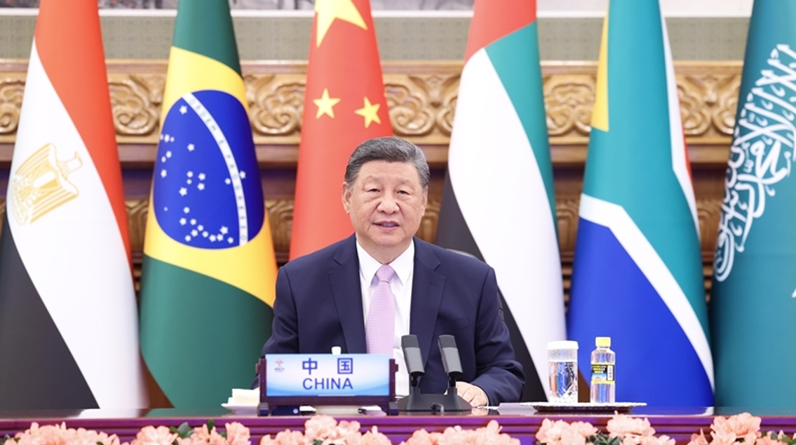 习近平出席金砖国家领导人线上峰会并发表重要讲话