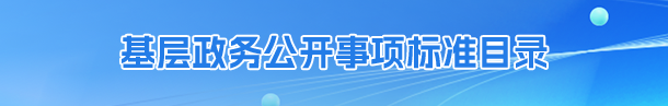 基层博彩监察局事项标准目录